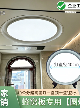 蜂窝板专用灯嵌入式吸顶灯客厅卧室筒灯厨房餐厅开孔圆灯护眼灯