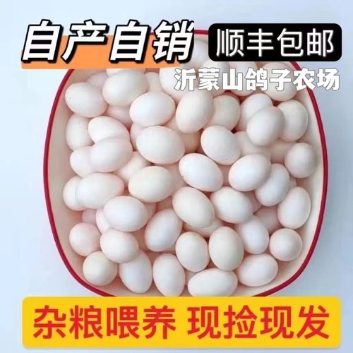 新鲜鸽蛋农家纯粮喂养宝宝辅食