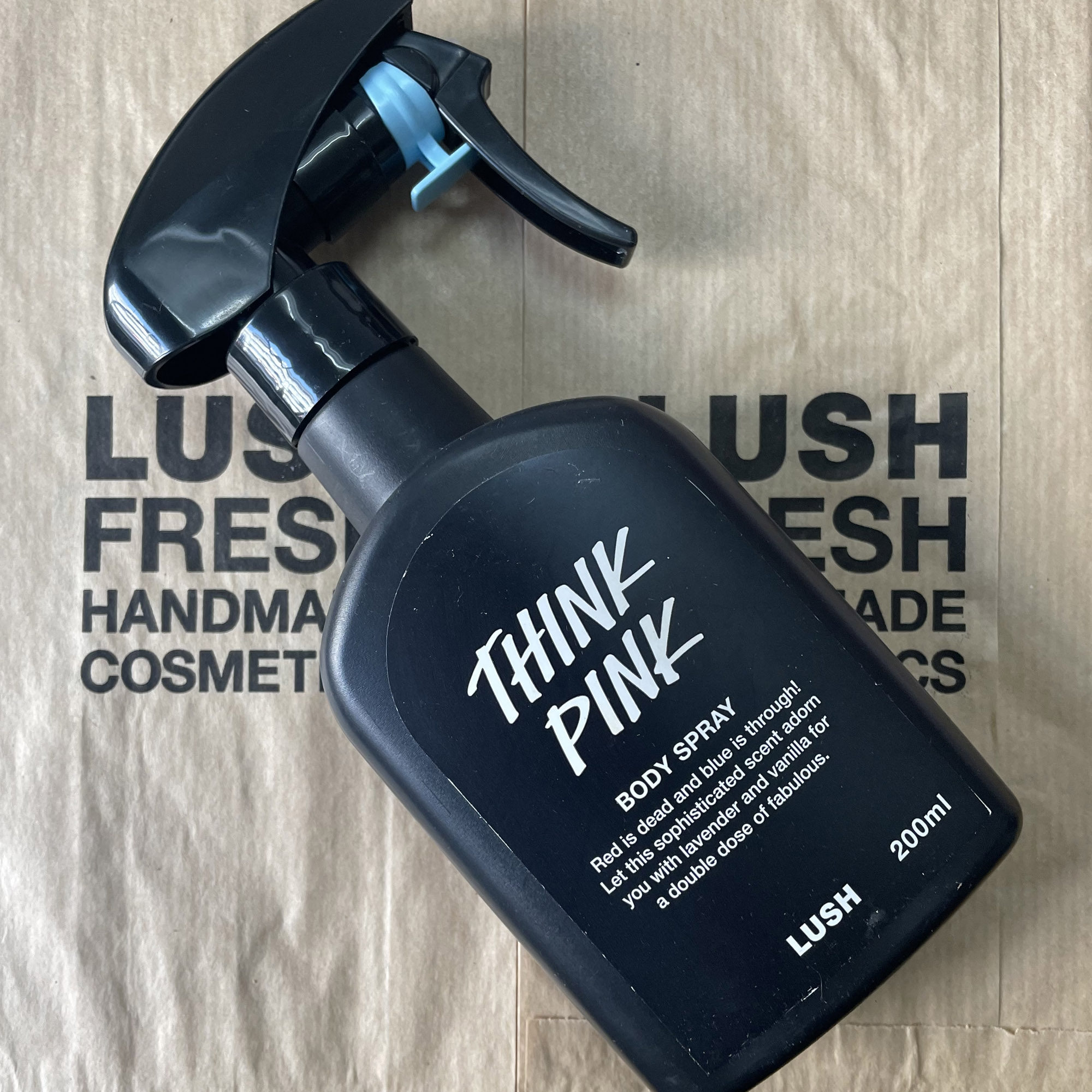 Lush 粉红梦乡身体喷雾桃色事件 THINK PINK 5ml/10ml/200ml