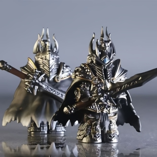 潮玩手办新品玩具魔戒巫妖王第三方积木人仔高颜值摆件兼容乐高