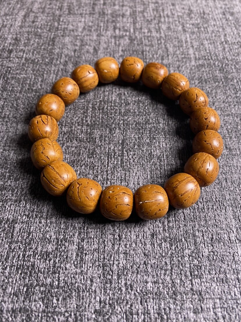 广源居文玩桃核光珠老型高油高密东北籽文玩手串