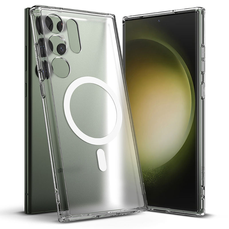韩国Ringke哑光透明磁吸手机壳适用 三星S25/S24/S23/Ultra/Plus无线充电S23轻薄防摔保护套