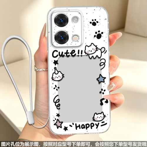 猫抓可放照片相框适用vivoY6k通用Y60手机壳vivoY60e镜头全包V2542A支架防摔软壳高级保护套卡通可爱新款外壳