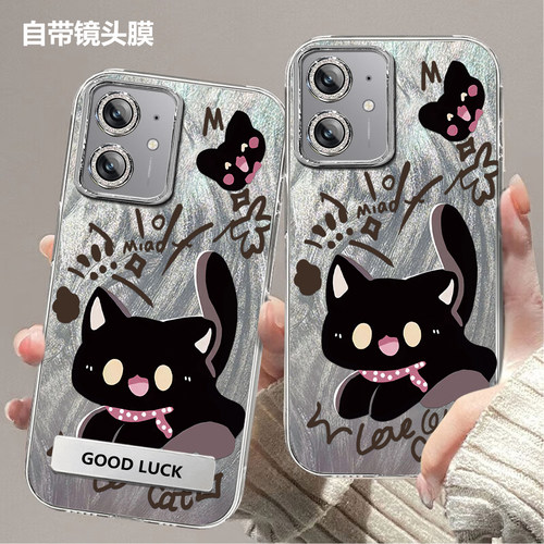 带镜头膜适用真我Neo7Se手机壳Realme Neo7se全包RMX5080可爱猫咪高颜值防摔硬壳高级感保护套轻奢新款手机套