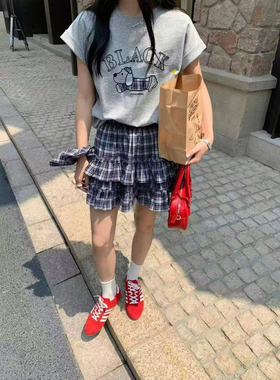 NN | 品质闭眼入2025新款时尚百搭韩版休闲T恤套装宽松显瘦两件套