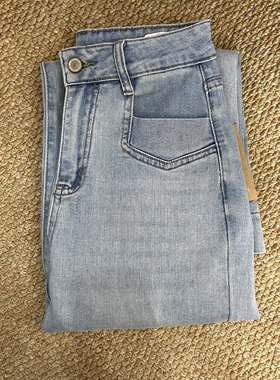 NN | 2025新款百搭高腰显瘦气质阔腿牛仔裤女夏薄款宽松直筒裤