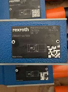 ZDB6VA1-4X/100V，R900507526力士乐溢