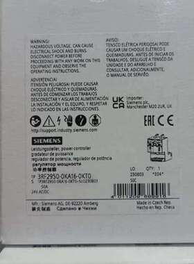 3RF2950-0KA16-0KT0功率控制器