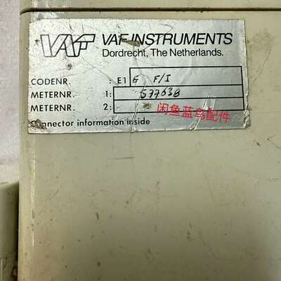 VAF INSTRUMENTS仪器，来自荷兰，型号E1