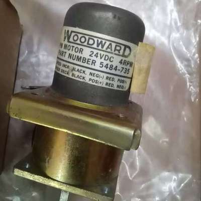 WOODWARD直流电机，型号5484-735，24VDC供