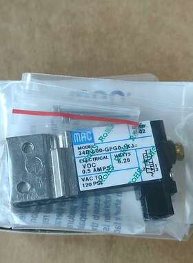 美国MAC电磁阀34B-L00-GFG0-1KJ  MOD.
