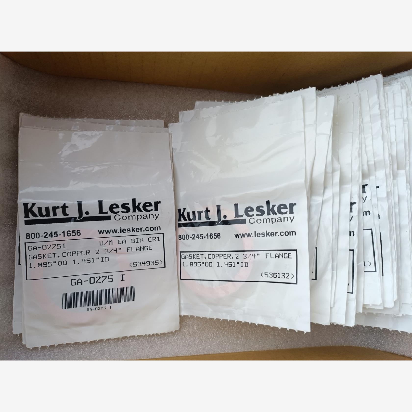 Kurt J. Lesker，铜垫圈GA02775I 800