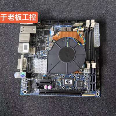 控创 KTQM67/miTX 工控主板 实物图 送CPU 散