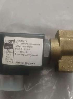GSR电磁阀GO100678   G072.00479.09