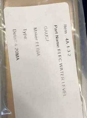 ELIMA电子水位计，型号4-20MA信号输。，工