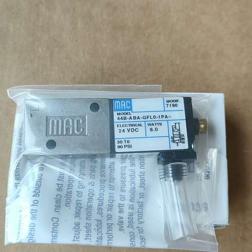 美国MAC电磁阀44B-ABA-GFL0-1PA MOD71