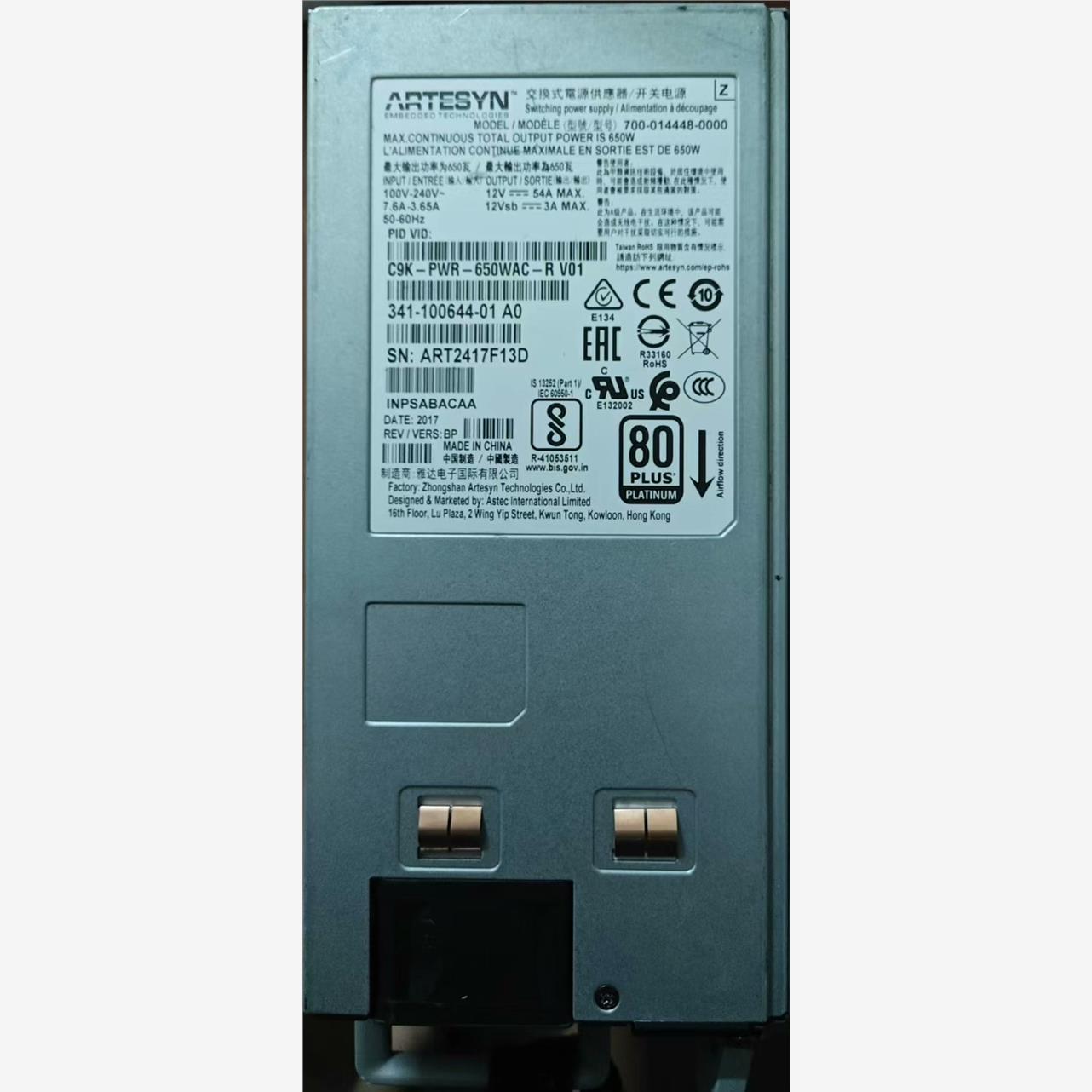 C9K-PWR-650WAC9K-PWR-65