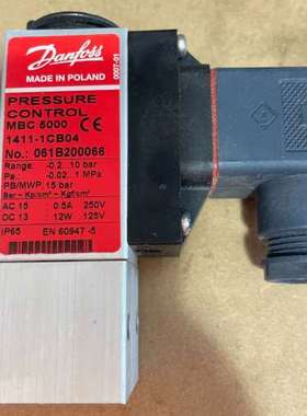 丹佛斯压力开关061B200066可议价