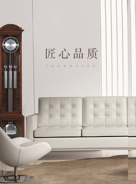 落地钟德国赫姆勒机芯美时嘉实木机械立钟客厅书房现代轻奢简约风