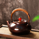 纯手工纯铜茶壶金属紫铜铸铁烧水壶煮茶壶家用泡茶沏茶器功夫茶具