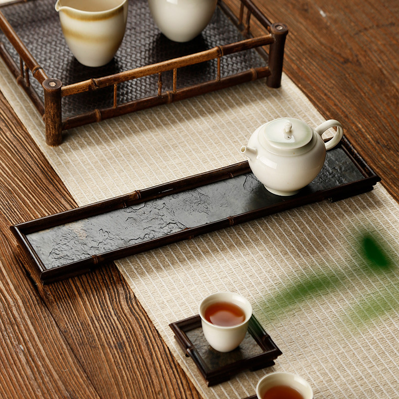 竹茶托杯托杯架杯垫茶道品茗杯收纳配件实木茶垫干泡晾杯茶杯架子