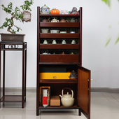 老楠竹茶柜收纳柜抽屉式 牙科柜多宝阁置物博古架茶具储物柜茶棚