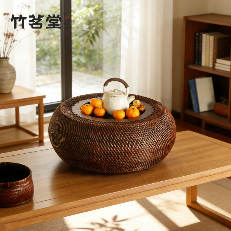 藤编煮茶炉围炉煮茶炭炉可明火碳炉烧烤炉烤火炉家用电陶炉煮茶器,餐饮具,煮茶炉,淘宝优惠券,粉丝福利购,淘宝优惠卷
