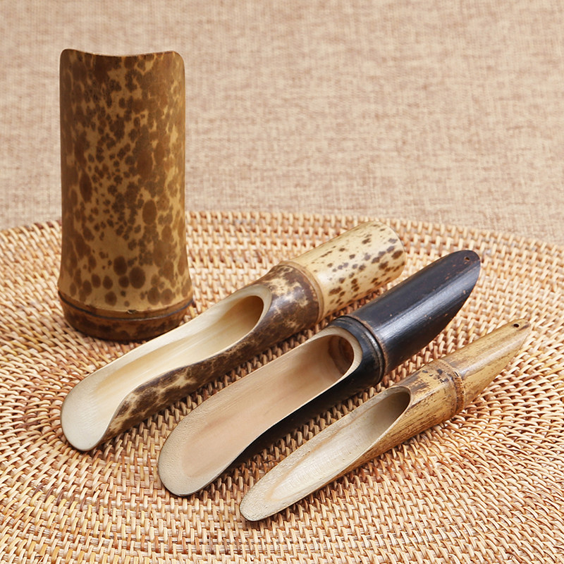 紫竹茶勺斑竹茶铲 湘妃竹茶则茶道六君子茶具零配件 纯手工赏茶荷,餐饮具,茶匙,淘宝优惠券,粉丝福利购,淘宝优惠卷