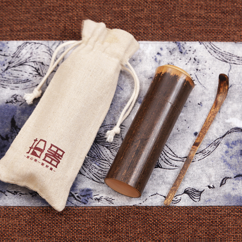 紫竹便携密封出差旅行茶叶桶图片