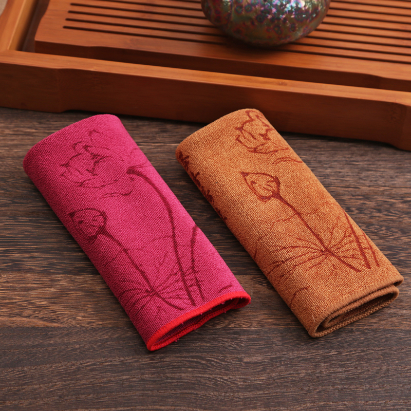 中式棉麻布茶巾布 禅意茶桌吸水茶席套装 茶具配件茶则茶道桌旗