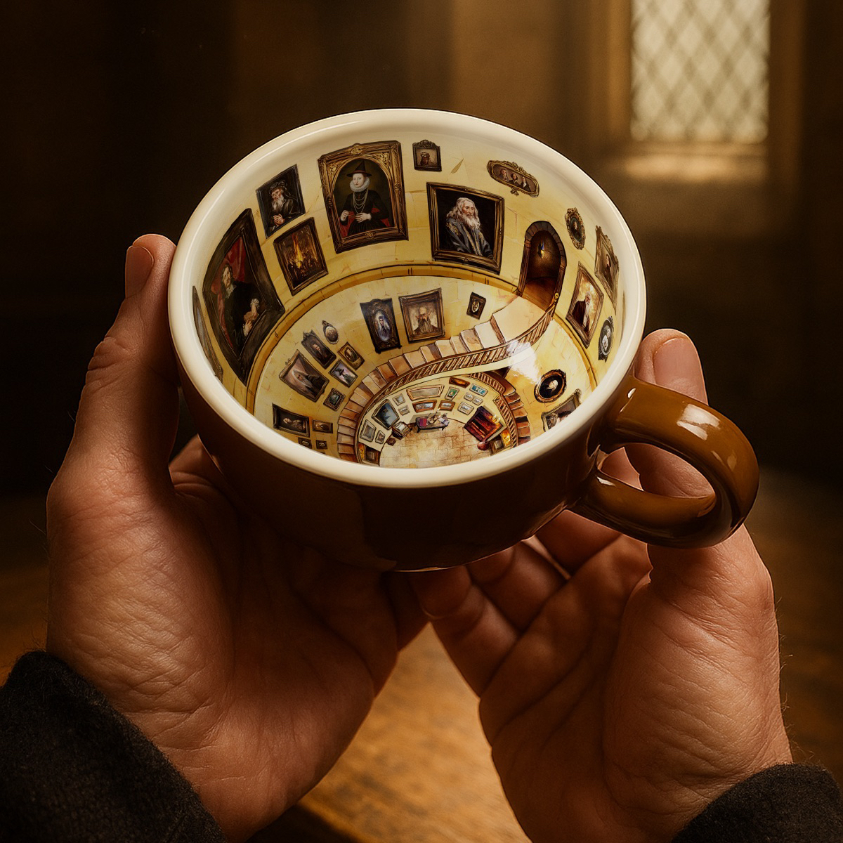 魔法学校塔楼杯杯水杯杯子釉中彩不现实商店