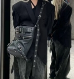 Модная вместительная и большая сумка на одно плечо, коллекция 2023, популярно в интернете, городской стиль