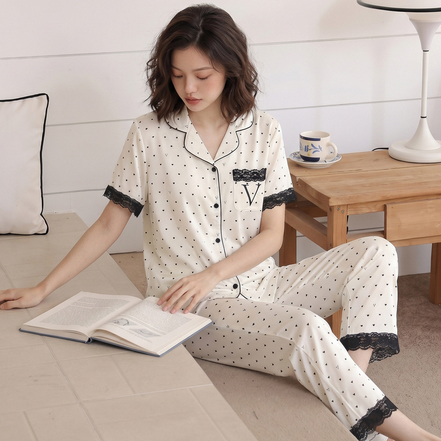 Dianesally女士睡衣家居服套装