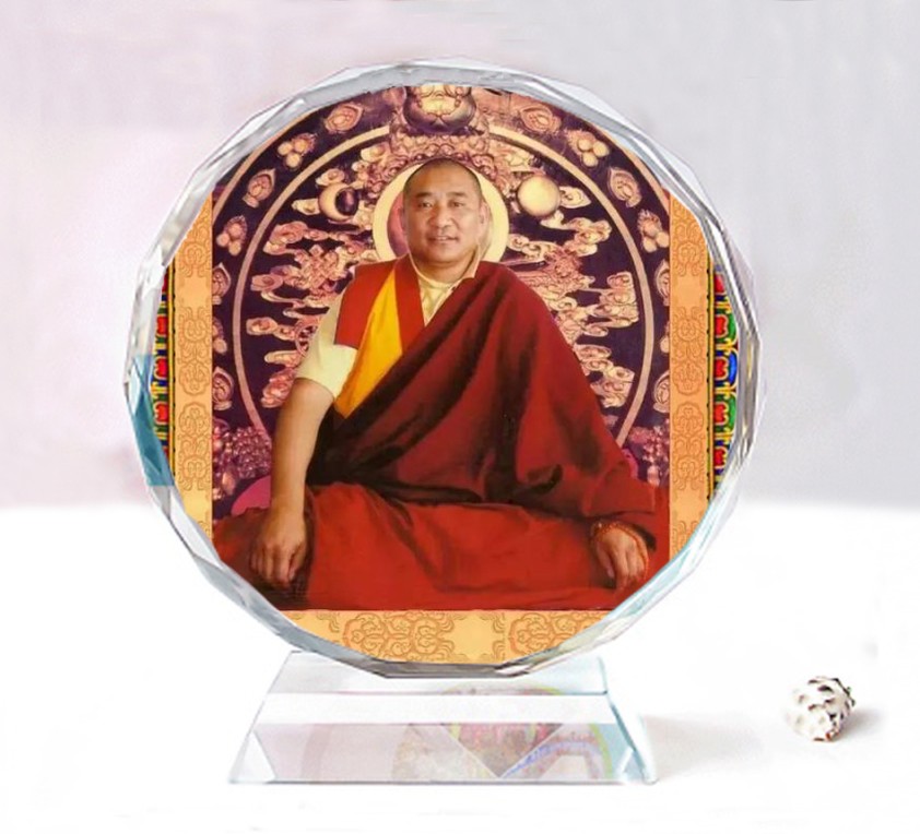 龙多活佛款3双面水晶像模型居家车载摆件创意生日礼物纪念工艺品