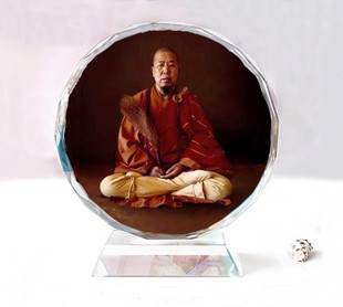 宣化上人水晶像模型居家车载摆件摆台创意生日礼物纪念工艺品