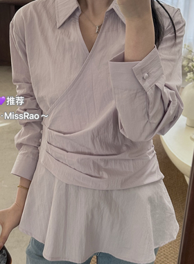 玥儿设计春上新重工小女人设计款衬衣超级推荐衬衫62087