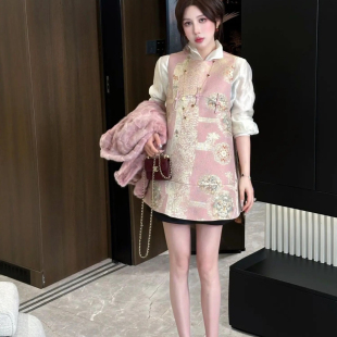 玥儿26年早春轻奢优雅绝美气质显瘦马甲xx8867