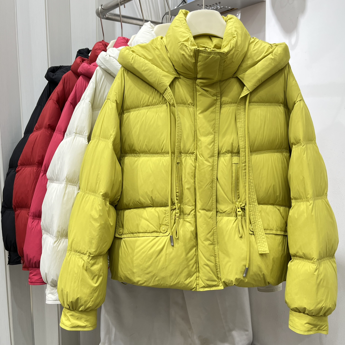 玥儿25冬季新款小个子云朵泡芙羽绒服羽绒服(含90白鸭绒)ML玥儿01