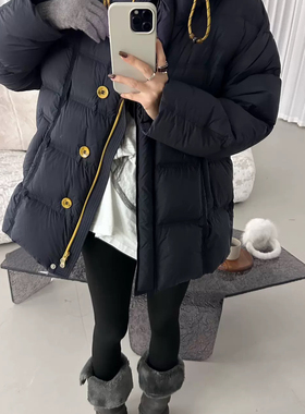 玥儿韩版设计感时尚宽松保暖棉服外套621212