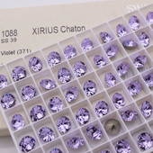 施家水钻奥地利1088华子尖底圆形371紫罗兰立体堆钻美甲饰品钻球