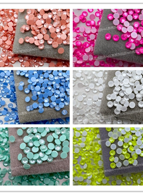 施家2058平底圆形小号钻美甲指甲饰品L167i L135i L137i 华子钻