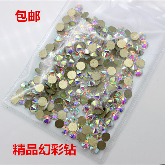 精品平底圆形幻彩钻水晶玻璃材质脸妆指甲贴钻鞋子粘钻美甲用钻,饰品/流行首饰/时尚饰品新,其他DIY饰品配件,淘宝优惠券,粉丝福利购,淘宝优惠卷