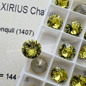 L170i 施家1088圆形1407深淡黄 L152i L171i美甲堆钻球耳钉华子钻