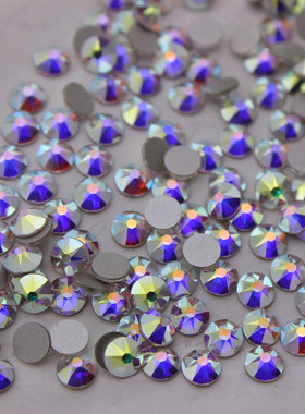 进口奥地利水晶001AB幻彩美甲2088平底水钻DIY饰品配件施家钻华子