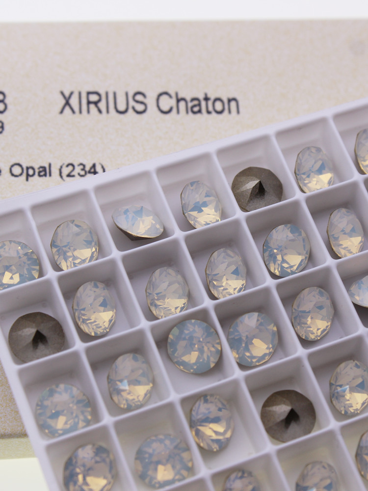 华子水晶234雪蛋白尖底钻美甲钻