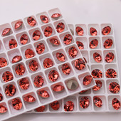 美诗玛进口钻水莲红 指甲饰品项链补钻粘钻手工水晶玻璃钻美甲钻