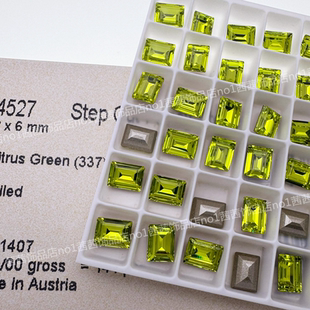 进口奥钻施家水晶4527小冰糖337柑橘绿华子美甲钻指甲饰品穿戴甲