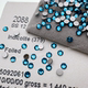 奥地利施家水晶2088平底圆形钻379彩蓝美甲饰品DIY华子贴钻指甲钻