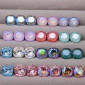 施家水钻奥地利水晶4470肥方华子10MM指甲堆钻美甲饰品