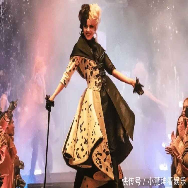 电影101忠狗cos黑白魔女库伊拉 ·德维尔cosplay连衣裙舞台表演服